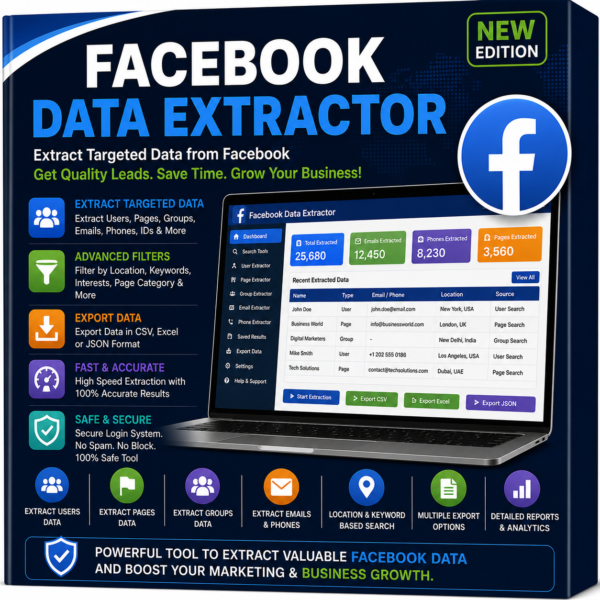 FACEBOOK DATA EXTRACTOR