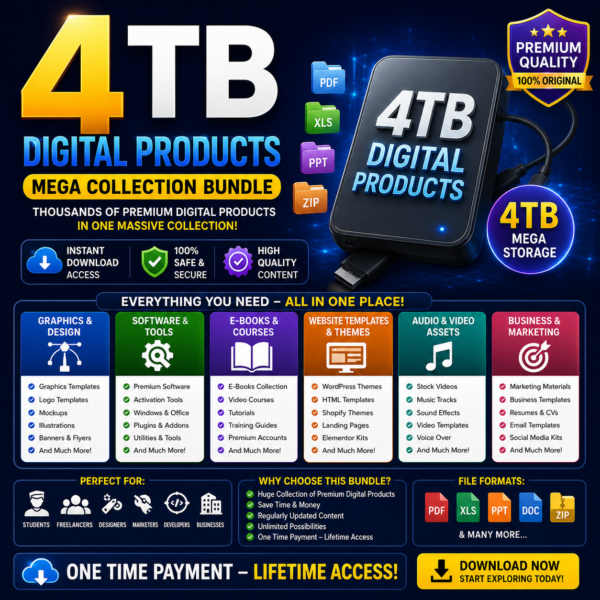 4 TB Digital Products