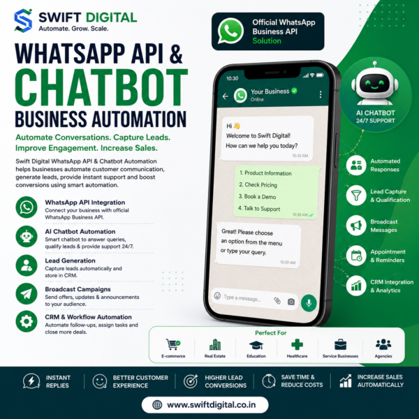 WhatsApp API & Chatbot Business Automation