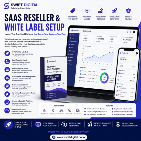 SaaS Reseller & White Label Setup