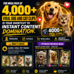 5000 Viral Dog & Cat Clips Bundle