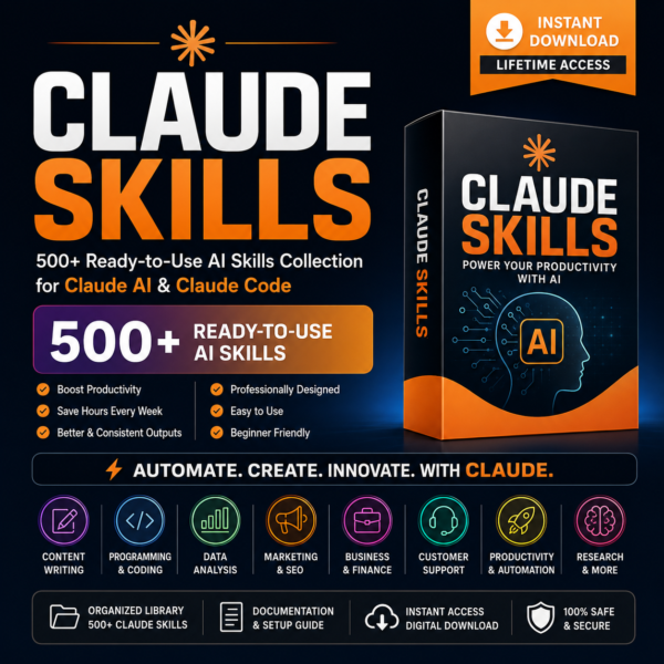 Claude Skills – 500+ Ready-to-Use AI Skills Collection