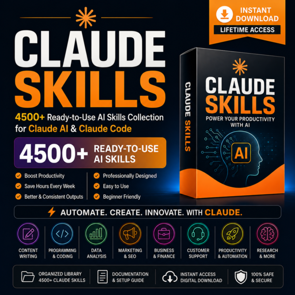 Claude Skills – 4500+ Ready-to-Use AI Skills Collection